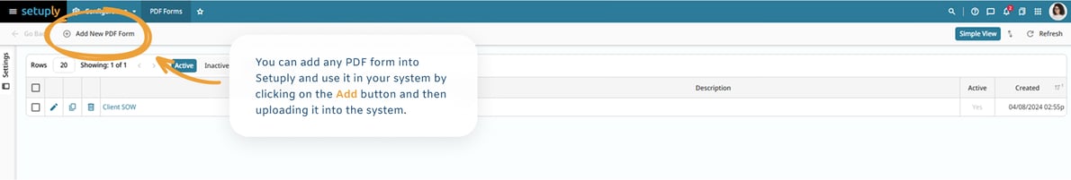 Add New PDF Form — PDF - 2