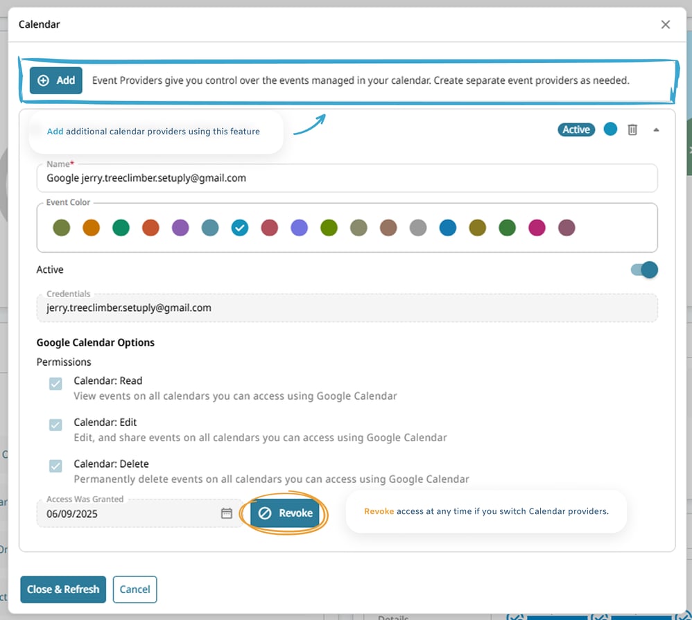 Linking Calendar Step 3 — Google Suite 2