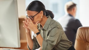 a member of a client onboarding workforce shows signs of burnout